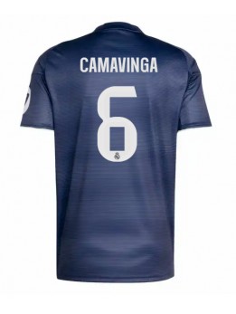 Billige Real Madrid Eduardo Camavinga #6 Bortedrakt 2025-26 Kortermet
